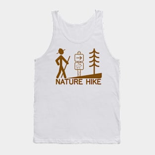 Nature Hike Icons logo Tank Top